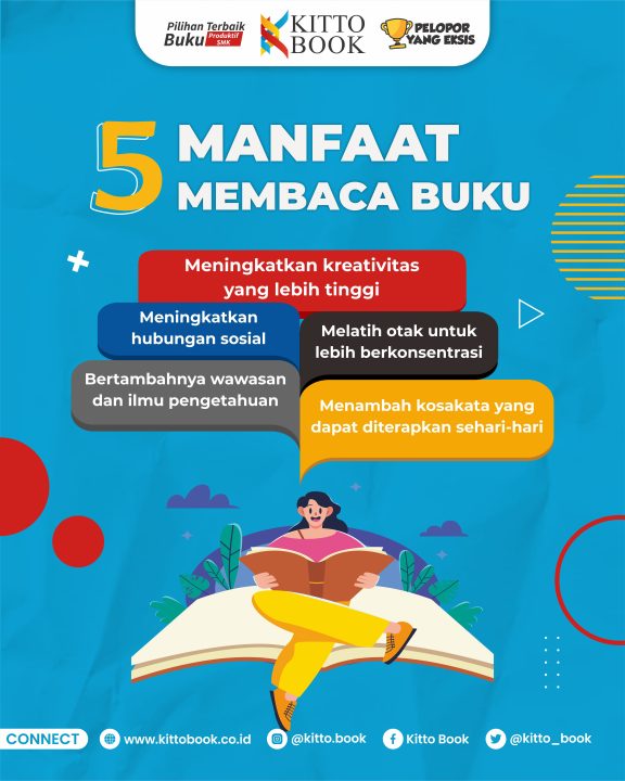 5 MANFAAT MEMBACA BUKU – Kitto Buku